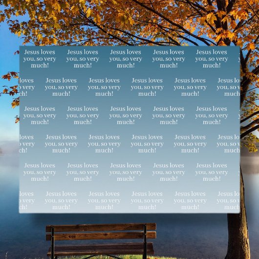 Jezus houdt zoveel van je! briefkaart