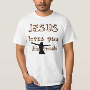 Jezus houdt zoveel van je t-shirt