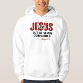 Jezus Huilde Nooit Klaagde Geloof Hoodie (Voorkant)
