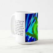 Jezus huppelt in ons koffiemok (Voorkant links)