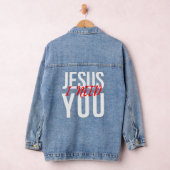 Jezus, ik heb je Christelijk nodig Denim Jacket (Hangar)
