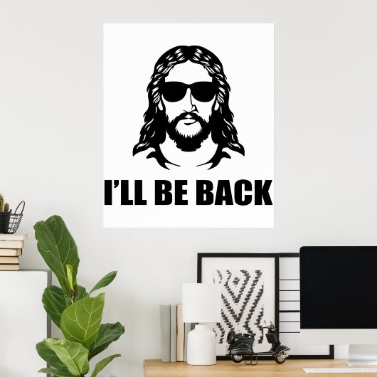 Jezus, ik kom terug poster (Thuiskantoor)