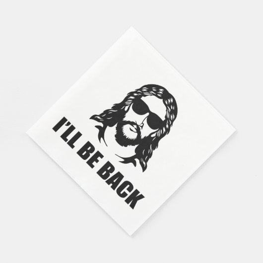 Jezus, ik kom terug servet (Hoek)