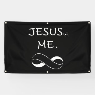 Jezus Ik Oneindigheid Spandoeken Christelijke Insp