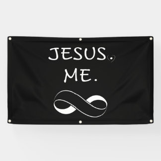 Jezus Ik Oneindigheid Spandoeken Christelijke Insp