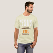 "JEZUS, ik smeek u" - Thanksgiving dag kleuren T-shirt (Voorkant volledig)