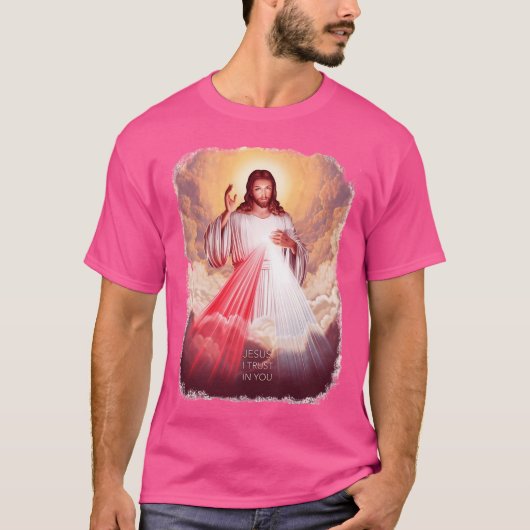 Jezus, ik vertrouw op jou t-shirt (Voorkant)