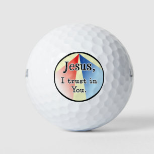 Jezus, ik vertrouw op u: Goddelijke barmhartigheid Golfballen