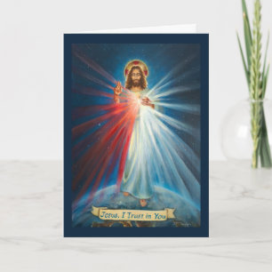 Jezus, ik vertrouw op U, Rozenkrans van de Goddeli Kaart