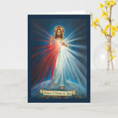 Jezus, ik vertrouw op U, Rozenkrans van de Goddeli Kaart (Gele Bloem)