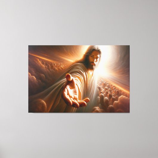 Jezus, ik wil je hand vasthouden Afbeelding 2 Canvas Afdruk (Voorkant)