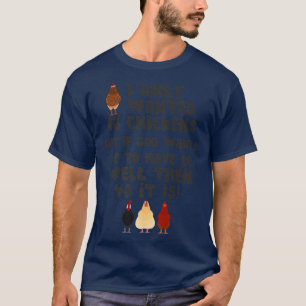 Jezus, ik wilde maar 10 kippen grappige boer.  t-shirt