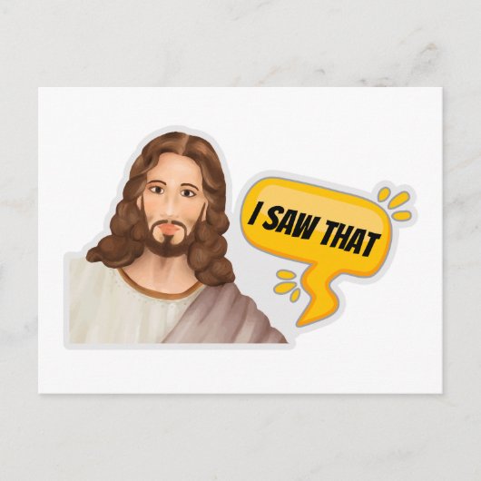 Jezus, ik zag dat briefkaart (Voorkant)