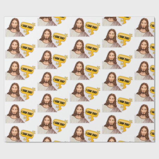 Jezus, ik zag dat cadeaupapier (Vlak)