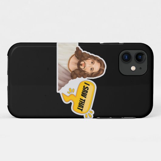 Jezus, ik zag dat Case-Mate iPhone case (Achterkant (horizontaal))