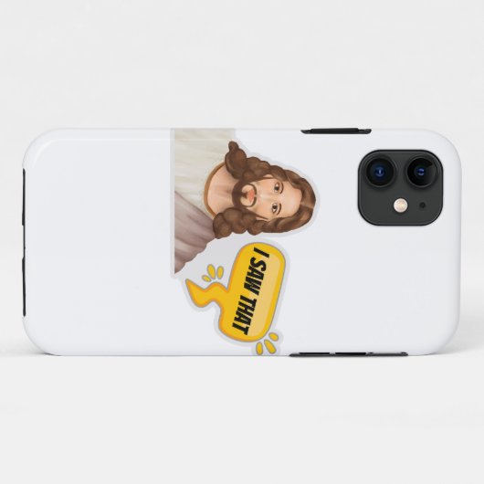 Jezus, ik zag dat Case-Mate iPhone case (Achterkant (horizontaal))
