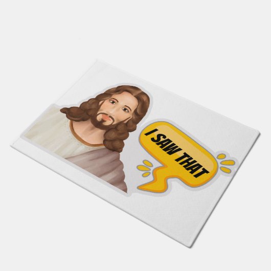 Jezus, ik zag dat deurmat (Schuin)