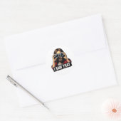 Jezus – Ik zag dat (en u weet het) Ronde Sticker (Envelop)