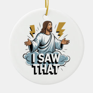 Jezus, ik zag dat keramisch ornament