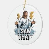 Jezus, ik zag dat keramisch ornament (Links)