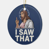 Jezus, ik zag dat keramisch ornament (Links)