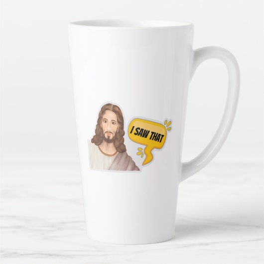 Jezus, ik zag dat latte mok (Rechts)