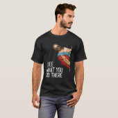 Jezus, ik zie hoe je daar deed, houdt van God T-shirt (Voorkant volledig)