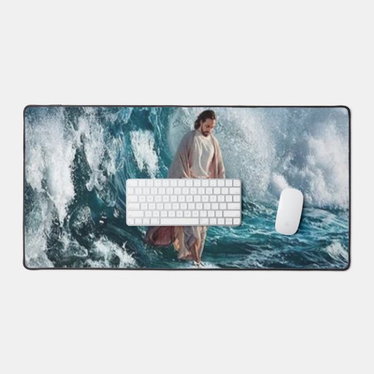 JEZUS in de GOLVEN Bureaumat (Keyboard & Muis)