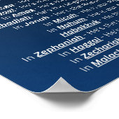 Jezus in de hele Bijbel - 18 x 24 poster (Hoek)