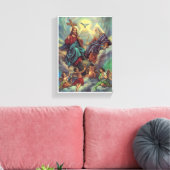 Jezus in de hemel canvas afdruk (Insitu (Woonkamer))