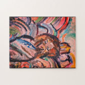 Jezus in de hemel-houten doos legpuzzel (Horizontaal)