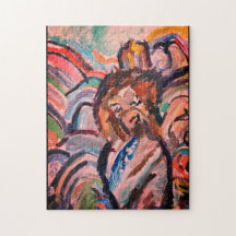 Jezus in de hemel-houten doos