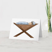 Jezus in de kribbe Wenskaarten Kaart