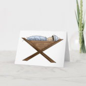 Jezus in de kribbe Wenskaarten Kaart (Voorkant)