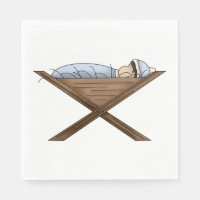 Jezus in de Manger Paper Napkins