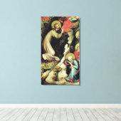 Jezus in de tuin van Gethsemane Canvas Afdruk (Insitu (Houten vloer))