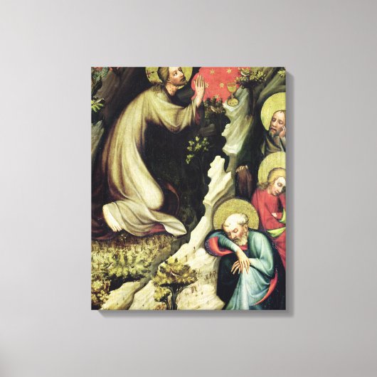 Jezus in de tuin van Gethsemane Canvas Afdruk (Voorkant)