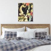 Jezus in de tuin van Gethsemane Canvas Afdruk (Insitu (Slaapkamer))