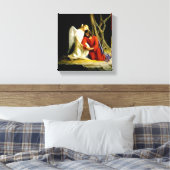 Jezus in de tuin van Gethsemane Canvas Afdruk (Insitu (Slaapkamer))