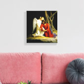 Jezus in de tuin van Gethsemane Canvas Afdruk (Insitu (Woonkamer))