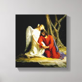 Jezus in de tuin van Gethsemane Canvas Afdruk (Voorkant)