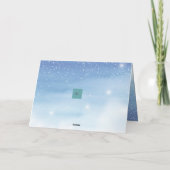 Jezus in de woede gevouwen kerst kaart (Achterkant)