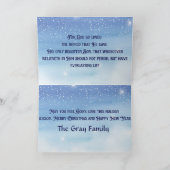 Jezus in de woede gevouwen kerst kaart (Binnen)