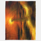 JEZUS in de WOLKEN Fleece Deken (Voorkant)