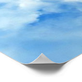 Jezus in de wolken poster (Hoek)