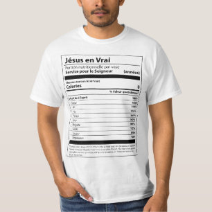 Jezus in enkele cijfers t-shirt