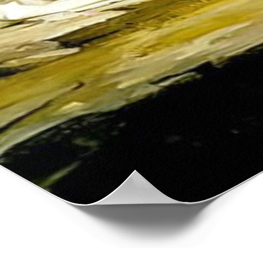 Jezus in gebed bij de tuin van het Gethsemane Post Poster (Hoek)