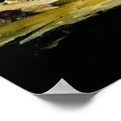 Jezus in gebed bij de tuin van het Gethsemane Post Poster (Hoek)