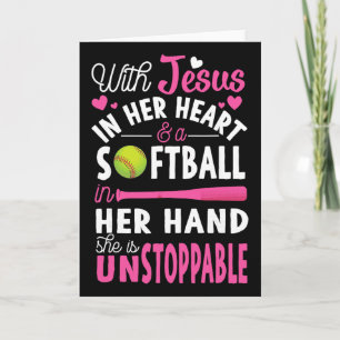 Jezus in haar hart Zachte hand Grappige kan Gesche Kaart
