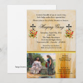 Jezus in het goed Christelijke Baby shower Kaart (Voorkant / Achterkant)